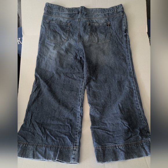 M Jeans by Maurices High Rise Wide Leg Denim Jeans Size 24W Reg - Picture 2 of 4